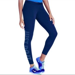 Blue/Green Nike Leg-a-see leggings